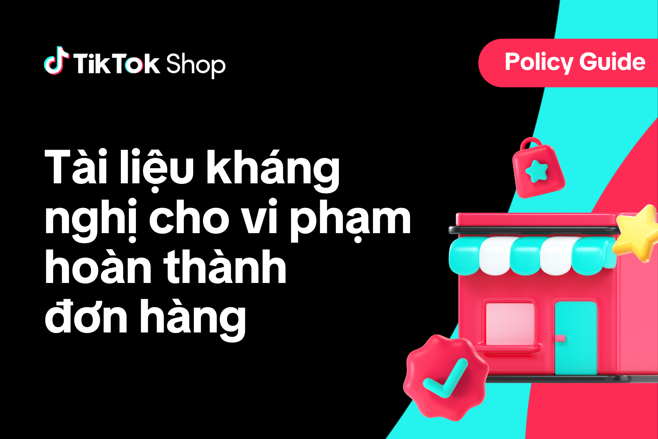 Tài liệu kháng nghị đối với các vi phạm liên quan đến việc hoàn thành đơn hàng