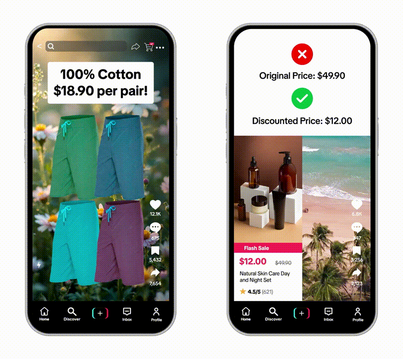 tiktok non-interactive content