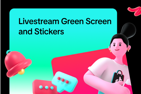 Livestream Green Screen and Stickers