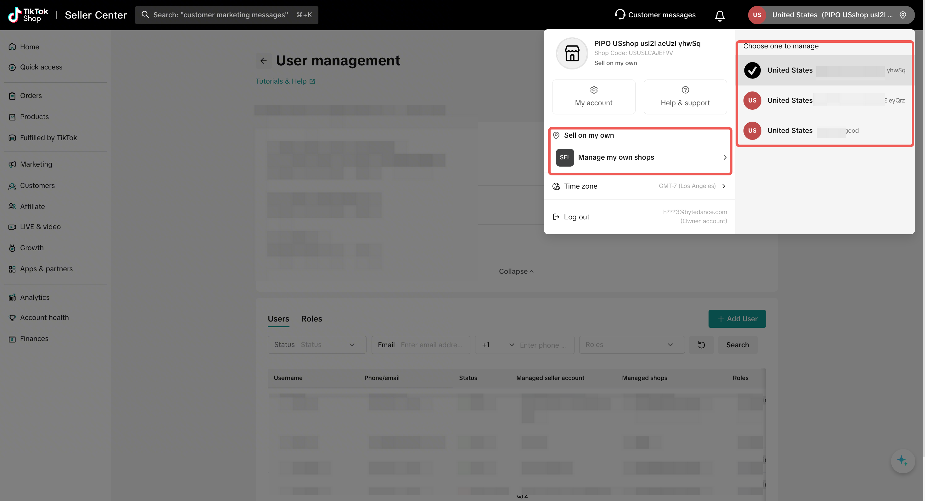 How to Manage Team Access to Organization Account on TikTok Shop