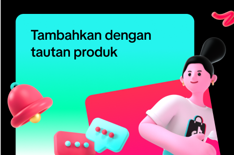 Tambahkan dengan tautan produk