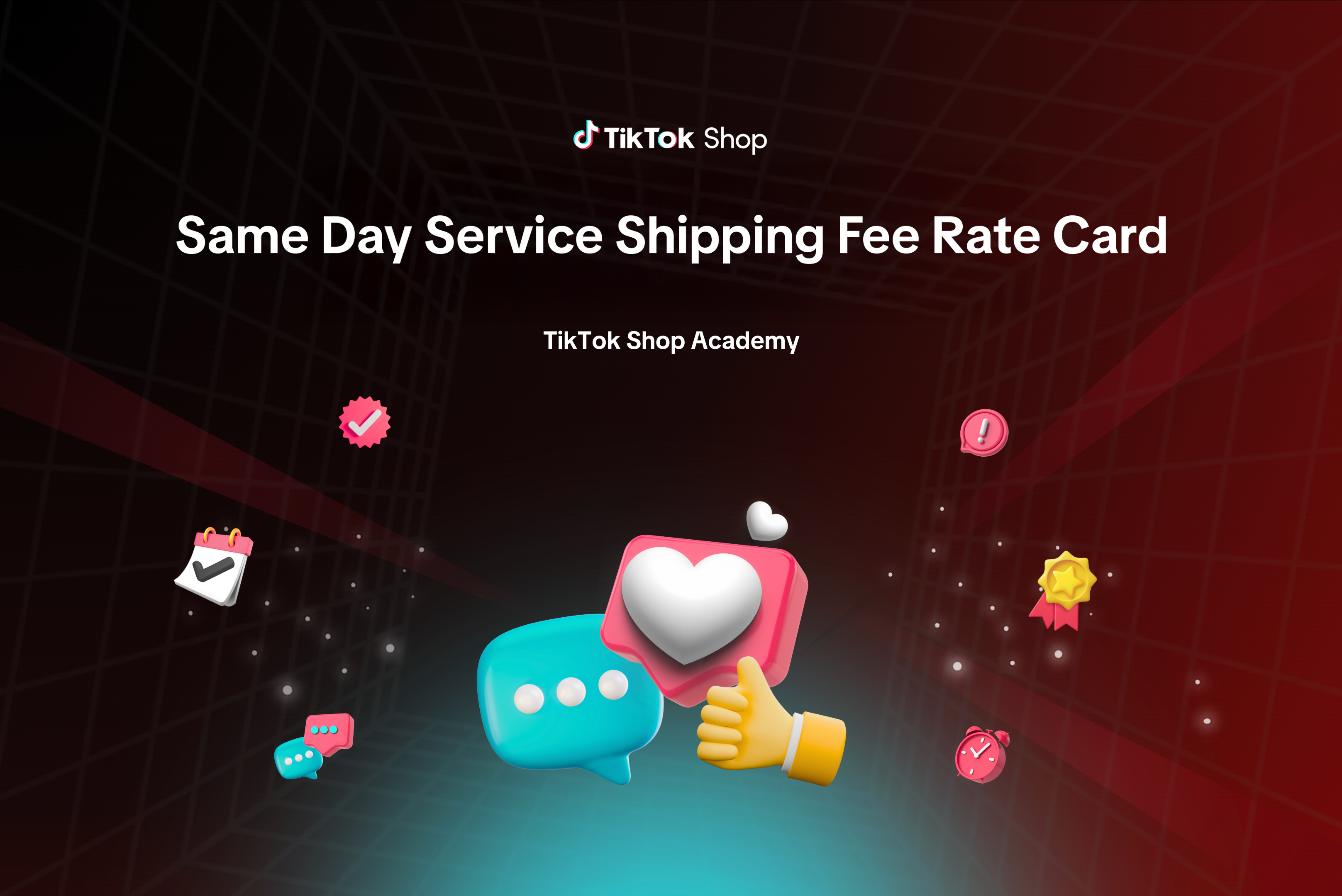 TikTok Shop Thailand Same Day Delivery Rate Card