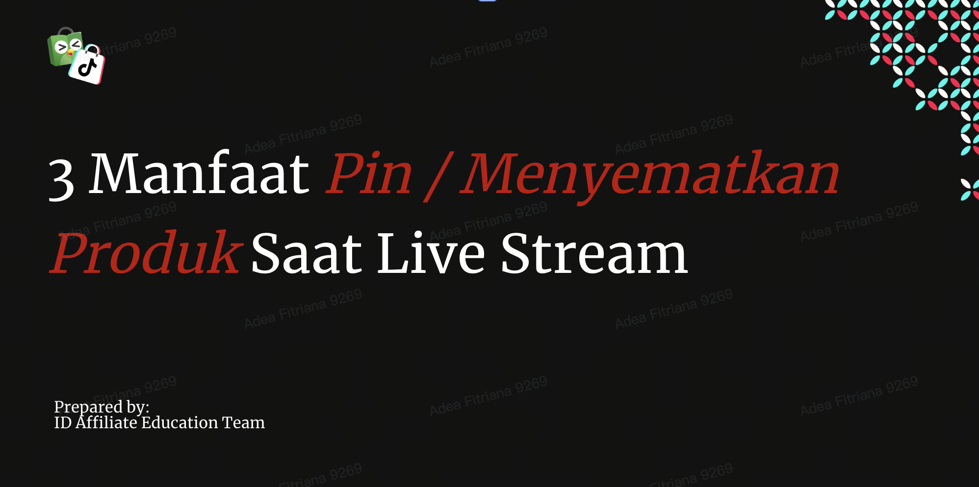 3 Manfaat Pin / Menyematkan Produk Saat Live Stream