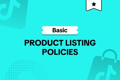 Product Listing Policies